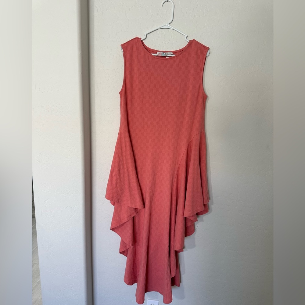 FP Beach coral coverup dress